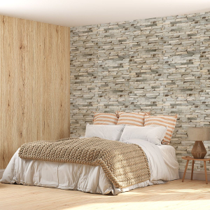 Самозалепващ тапет камък слонова кост