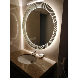 Огледало за баня с вградено лед осветление- 3 цвята Камилия