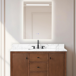 Огледало за баня с LED осветление и функция против изпотяване Лумина