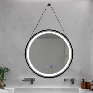 Огледало за баня с LED осветление и функция против изпотяване Сенара- 70x70см.