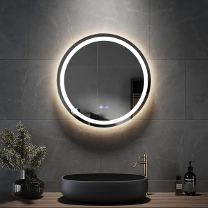 Огледало за баня с вградено лед осветление 3 цвята Дорис