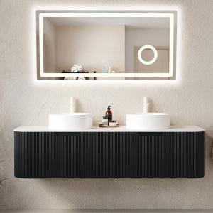 Огледало за баня с LED осветление и функция против изпотяване Аурелия