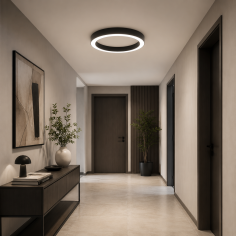 LED Тавнна лампа Нелия- Черен