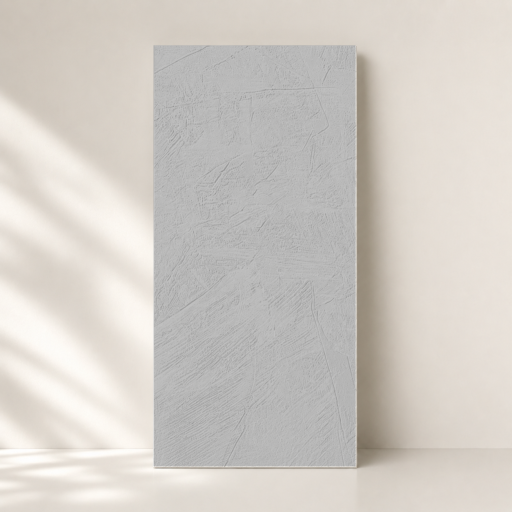 Самозалепващ гъвкав панел- Мазилка Структурна хармония в Сиво 120x60 cm